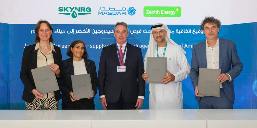 MASDAR SIGNS JOINT STUDY AGREEMENT FOR SUPPLY OF GREEN HYDROGEN TO THE PORT OF AMSTERDAM
